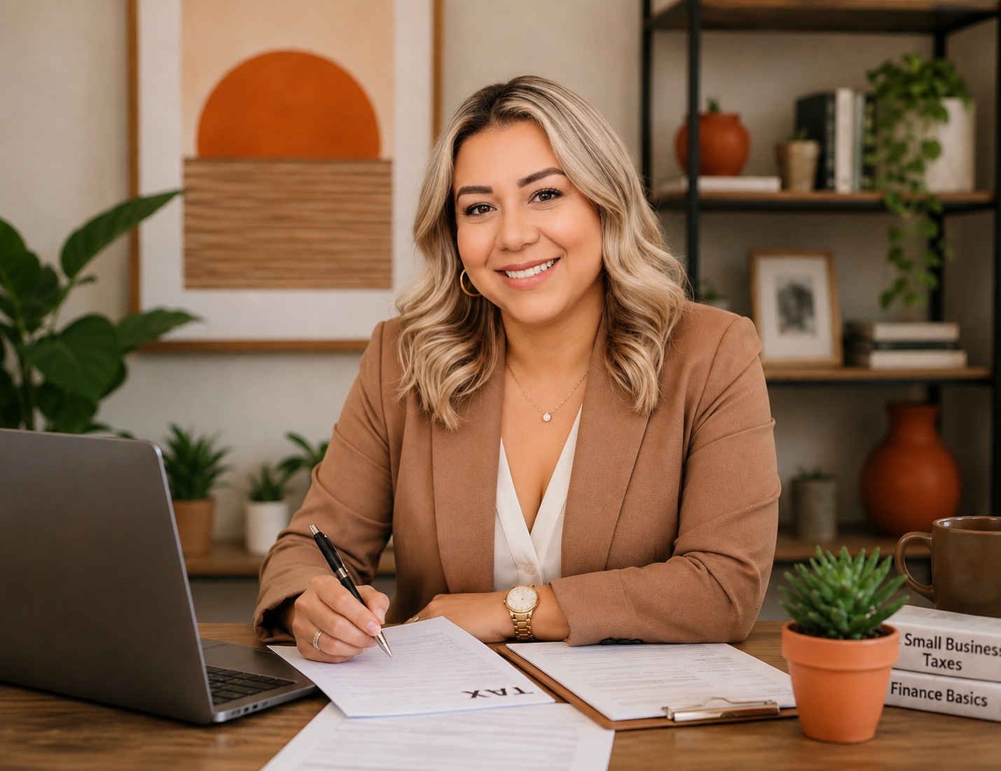 Diana Ulloa, professional tax and bookkeeping consultant at SavvyLatina Solutions